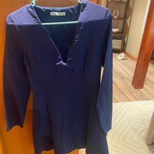 Abercrombie & Fitch Navy V-Neck Dress